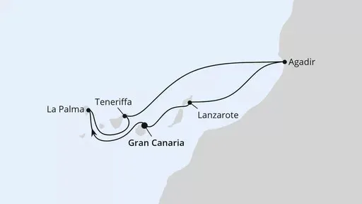 Route Kanaren & Marokko ab Gran Canaria