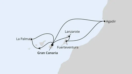 Route Kanaren & Marokko ab Gran Canaria