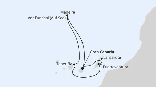 Route Kanaren & Madeira ab Gran Canaria