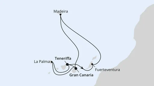 Route Kanaren & Madeira ab Gran Canaria 2