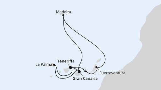 AIDAprima Kreuzfahrt - 9 Nächte - Kanaren & Madeira ab Gran Canaria 2 ab 01.11.26