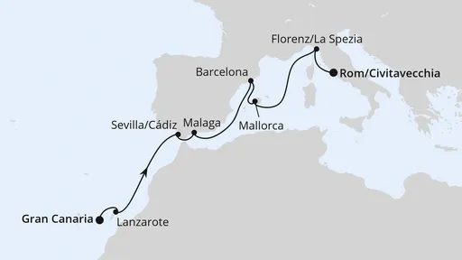 Route Kanaren & Andalusien ab Gran Canaria 2
