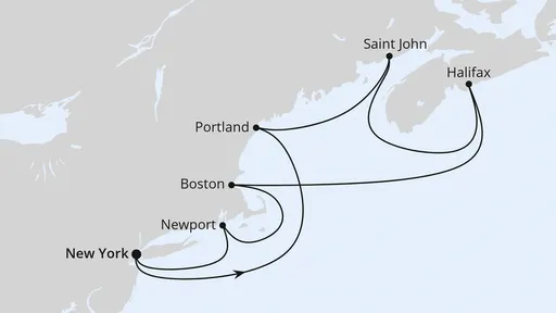 Route Kanada & Indian Summer ab New York 1