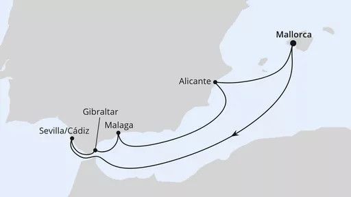AIDAmar Kreuzfahrt - 7 Nächte - Silvesterreise im Mittelmeer ab Mallorca ab 27.12.26