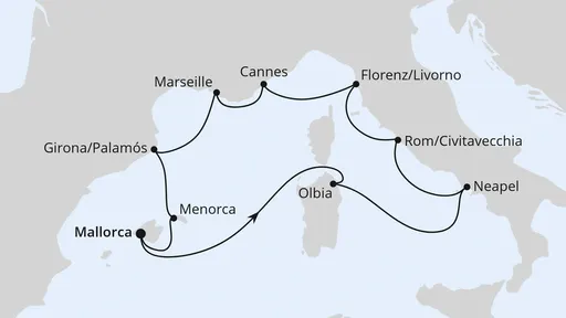 Route Mediterrane Highlights ab Mallorca
