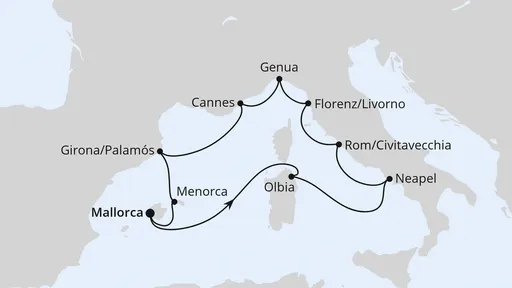 Route Mediterrane Highlights ab Mallorca