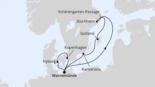 Route Schweden & Dänemark ab Warnemünde 3