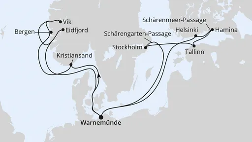 Route Highlights der Nord- und Ostseeküste 2
