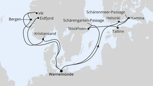 Route Highlights der Nord- und Ostseeküste 2