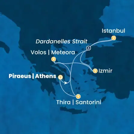 Route 6 Nächte - Griechenland,  Türkei