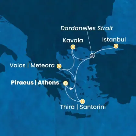 Route 6 Nächte - Griechenland,  Türkei