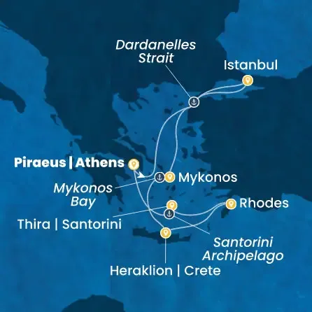 Route 7 Nächte - Griechenland,  Türkei
