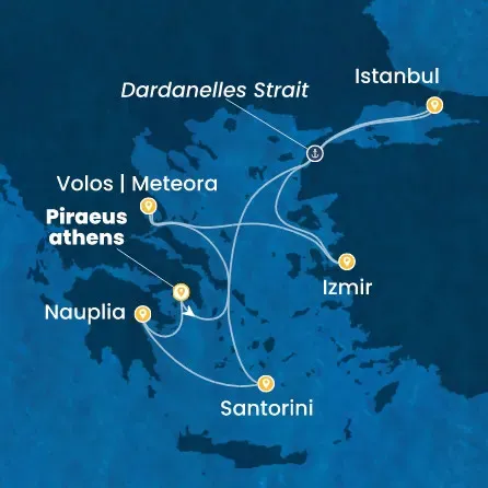 Route 7 Nächte - Griechenland,  Türkei