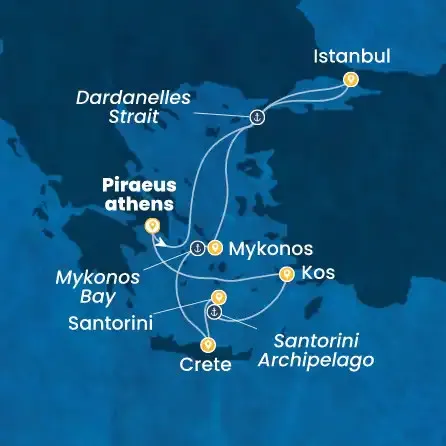 Route 7 Nächte - Griechenland,  Türkei