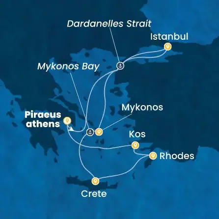Route 7 Nächte - Griechenland,  Türkei