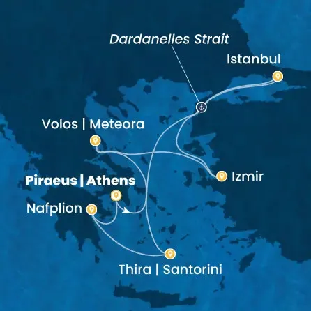 Route 7 Nächte - Griechenland,  Türkei