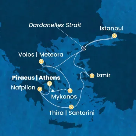 Route 8 Nächte - Griechenland,  Türkei