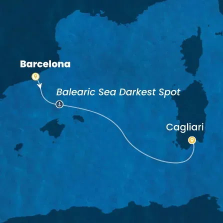 Route 2 Nächte - Spanien,  Italien