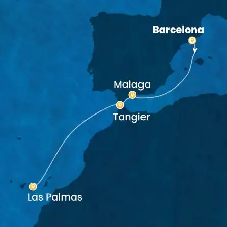 Route 5 Nächte Spanien, Marokko, Kanaren (Spanien)