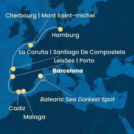 Route 10 Nächte - Spanien,  Portugal,  Frankreich,  Deutschland
