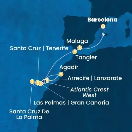 Route 12 Nächte Spanien, Marokko, Kanaren (Spanien)