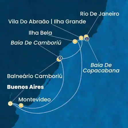 Route 9 Nächte - Argentinien,  Uruguay,  Brasilien