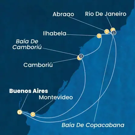Route 9 Nächte - Argentinien,  Uruguay,  Brasilien
