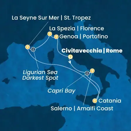 Route 7 Nächte - Italien,  Frankreich