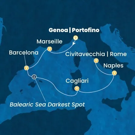 Route 6 Nächte - Italien,  Frankreich,  Spanien