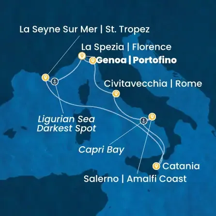 Route 7 Nächte - Italien,  Frankreich