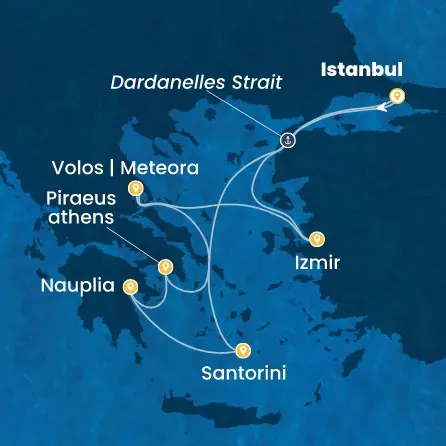 Route 7 Nächte - Türkei,  Griechenland