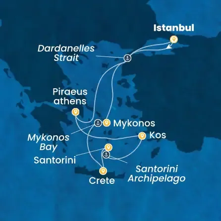 Route 7 Nächte - Türkei,  Griechenland