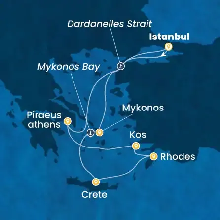 Route 7 Nächte - Türkei,  Griechenland