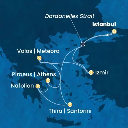 Route 7 Nächte - Türkei,  Griechenland