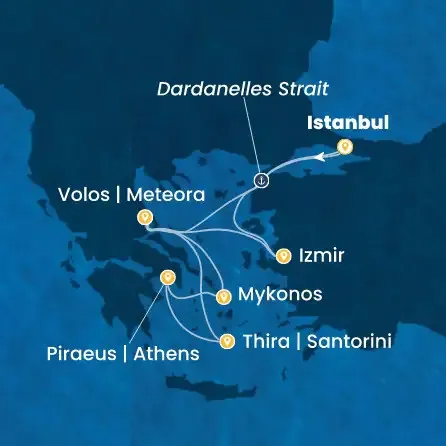 Route 8 Nächte - Türkei,  Griechenland