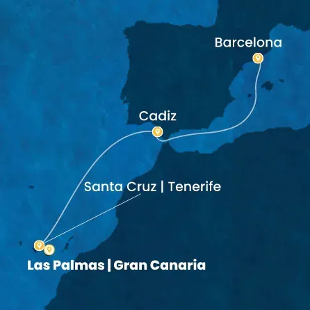 Route 5 Nächte - Kanaren (Spanien),  Spanien