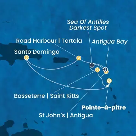 Route 6 Nächte - Antillen,  Jungferninseln