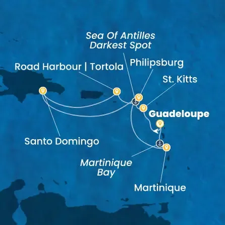 Route 7 Nächte - Antillen,  Jungferninseln