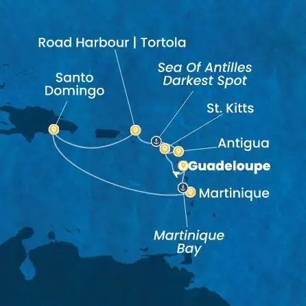Route 7 Nächte - Antillen,  Jungferninseln
