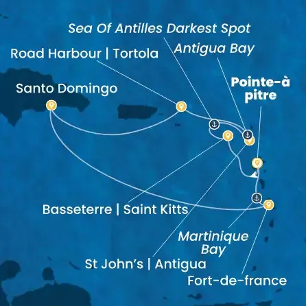 Route 7 Nächte - Antillen,  Jungferninseln