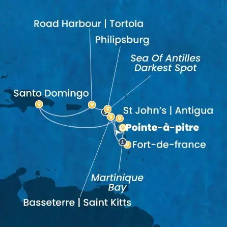 Route 8 Nächte - Antillen,  Jungferninseln