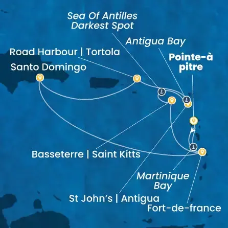 Route 8 Nächte - Antillen,  Jungferninseln