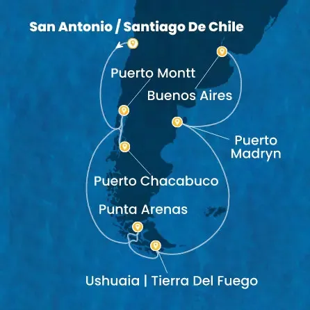 Route 14 Nächte - Chile,  Argentinien