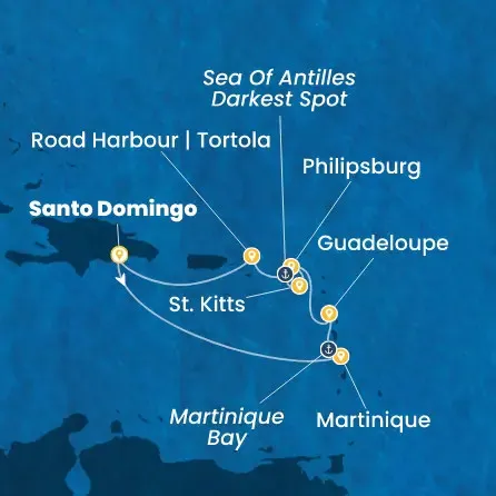 Route 7 Nächte - Antillen,  Jungferninseln