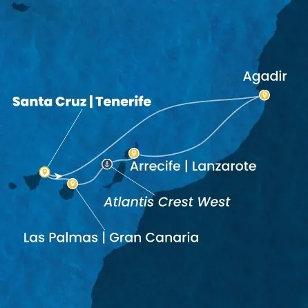 Route 5 Nächte Kanaren (Spanien), Marokko