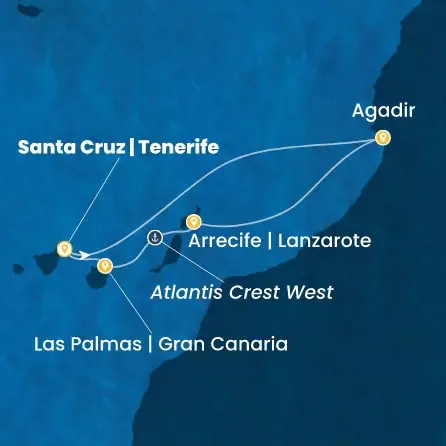 Route 6 Nächte Kanaren (Spanien), Marokko