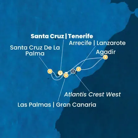 Route 7 Nächte Kanaren (Spanien), Marokko, Spanien
