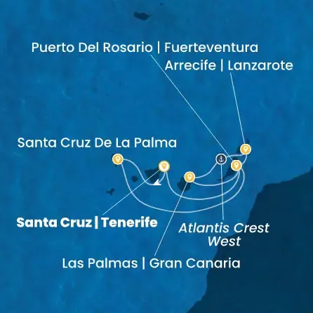 Route 7 Nächte Kanaren (Spanien), Spanien