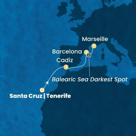 Route 5 Nächte Kanaren (Spanien), Spanien, Frankreich