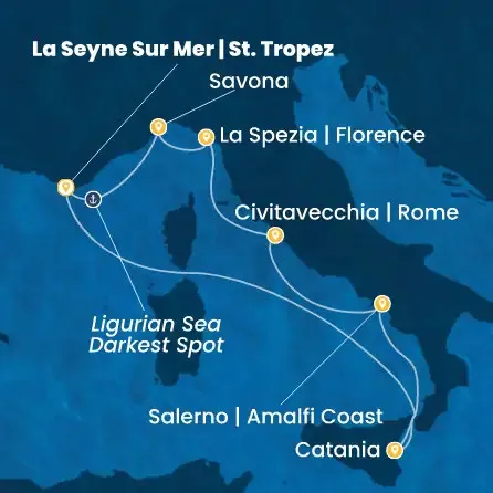 Route 7 Nächte - Frankreich,  Italien